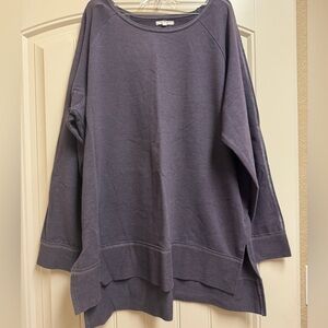 Maurice’s cold shoulder jersey sweatshirt